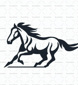 Galoppierendes Pferd